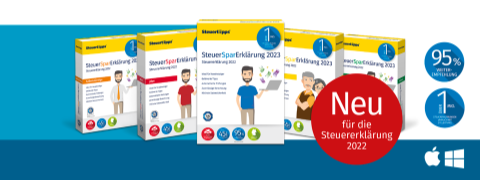Steuertipps Gutschein: 19% Rabatt auf alle SteuerSparErklärung-Versionen
