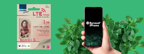 Nachhaltig: iPhone Renewd® + EDEKA smart Tarif schon ab 199,95€