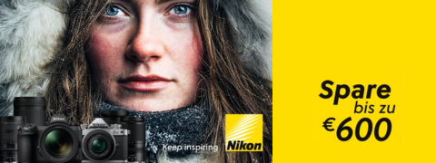 Nikon Winter Sofort-Rabattaktion - Bis zu 600 € sparen
