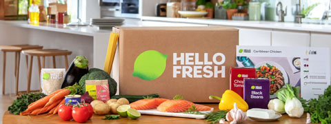 Profitiere von bis zu 60% Preisnachlass auf die HelloFresh Kochboxen!