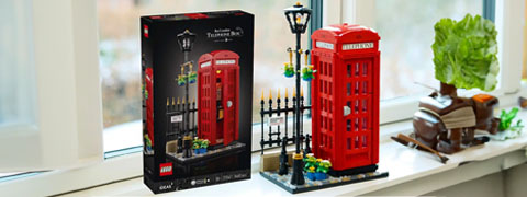 Entdecke das legendäre Lego Ideas Rote Londoner Telefonzellen-Set!