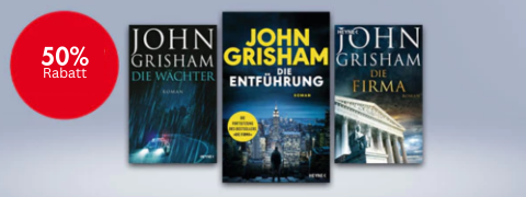 Sichere dir 50% Nachlass auf John Grisham eBooks