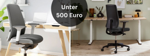 Spare bis zu 380 € bei Bürostühlen unter 500 €!