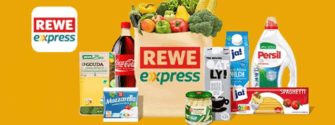 Jetzt bei Lieferando: REWE Express mit 10€ Rabatt