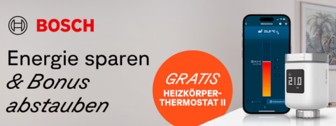 Bosch Smart Home + Gratis Heizkörperthermostat