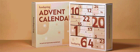 35% Rabatt auf den 2024 Foodspring Adventskalender sichern