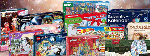 Mehr als 100 vielfältige Adventskalender ab 6,95€