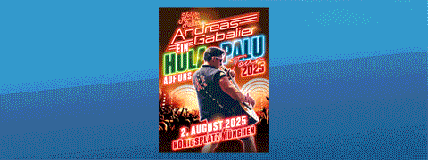 Andreas Gabalier Tournee 2025 – Tickets ab 83,90€