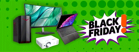 Acer Frühbucher-Rabatte zum Black Friday: BIS ZU 50%