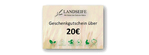 Geschenkidee: Landseife Gutschein ab 20€ verschenken