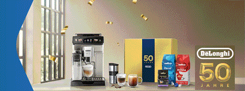 EURONICS Rabatt: De’Longhi GRATIS „Jubiläums-Paket“ nutzen