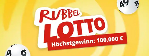 RubbelLotto - 6 Lose für nur 1 € mit 5€ Rabatt